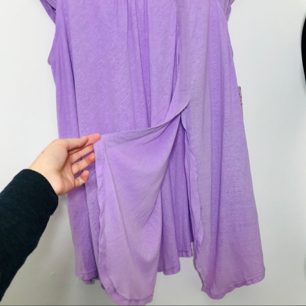 [SOLD] Free People Lilac Fields Keep It Casual Tee Shirt - Picture 8 of 10